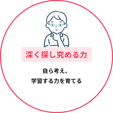 【深く探し極める力】自ら考え、学習する力を育てる
